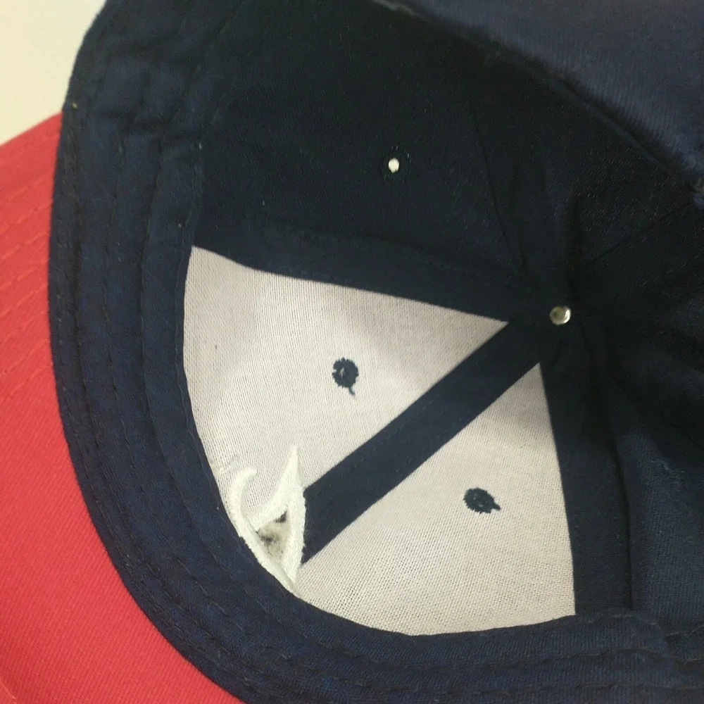 HTT Atlanta Braves MLB Baseball Cap Navy Blue Red Adjustable Hat USA Cotton